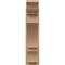 Ekena Millwork 8-in W x 22-in D x 34-in H Balboa Trad Rough Cedar Woodgrain TimberThane Outlooker, Primed Tan OUTUR080X22X34BOA04RCPR - alternate 4